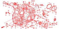 TRANSMISSIE HUIS(DIESEL) voor Honda CR-V DIESEL 2.2 COMFORT 5 deuren 5-traps automatische versnellingsbak 2010
