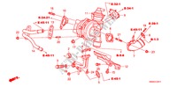 TURBOLADER(DIESEL)('10) voor Honda CR-V DIESEL 2.2 ELEGANCE/LIFE 5 deuren 5-traps automatische versnellingsbak 2010