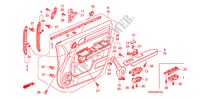 VOOR PORTIER VOERING(LH) voor Honda CR-V COMFORT 5 deuren 5-traps automatische versnellingsbak 2010