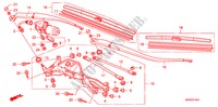 VOOR RUITESPROEIER(RH) voor Honda CR-V EX/ADVANCED 5 deuren 6-versnellings handgeschakelde versnellingsbak 2010