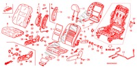 VOOR ZITTING(R.) voor Honda CR-V ELEGANCE/LIFESTYLE 5 deuren 6-versnellings handgeschakelde versnellingsbak 2010