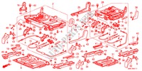 A. ZITTING KOMPONENTEN(2) voor Honda CR-V ELEGANCE 5 deuren 5-traps automatische versnellingsbak 2011