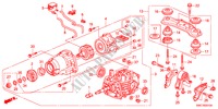 ACHTER DIFFERENTIEEL/OPHANGING voor Honda CR-V ELEGANCE LIFESTYLE 5 deuren 6-versnellings handgeschakelde versnellingsbak 2011