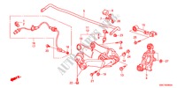 ACHTER ONDER ARM voor Honda CR-V EXECUTIVE 5 deuren 6-versnellings handgeschakelde versnellingsbak 2011
