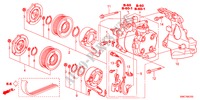 AIRCONDITIONER(COMPRESSOR)(2.0L) voor Honda CR-V ELEGANCE 5 deuren 5-traps automatische versnellingsbak 2011