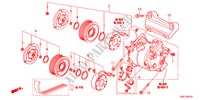 AIRCONDITIONER(COMPRESSOR)(2.4L) voor Honda CR-V 2.4 ELEGANCE 5 deuren 5-traps automatische versnellingsbak 2011