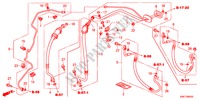 AIRCONDITIONER(SLANGEN/PIJPEN)(LH)(2.0L)(2.4L) voor Honda CR-V ELEGANCE LIFESTYLE 5 deuren 5-traps automatische versnellingsbak 2011
