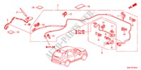 ANTENNE(LH) voor Honda CR-V EXECUTIVE 5 deuren 6-versnellings handgeschakelde versnellingsbak 2011