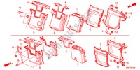 BEDIENINGSEENNEID(MOTORRUIMTE)(DIESEL)(3) voor Honda CR-V DIESEL 2.2 COMFORT 5 deuren 5-traps automatische versnellingsbak 2011