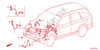 BEDRADINGSBUNDEL(LH)(1) voor Honda CR-V EXECUTIVE 5 deuren 6-versnellings handgeschakelde versnellingsbak 2011