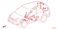 BEDRADINGSBUNDEL(RH)(3) voor Honda CR-V EX 5 deuren 6-versnellings handgeschakelde versnellingsbak 2011