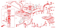 BRANDSTOF TANK(DIESEL) voor Honda CR-V DIESEL 2.2 SE RUNOUT 5 deuren 6-versnellings handgeschakelde versnellingsbak 2011