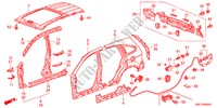 BUITEN PANELEN/DAK PANEEL voor Honda CR-V DIESEL 2.2 ELEGANCE 5 deuren 6-versnellings handgeschakelde versnellingsbak 2011