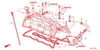 CILINDERKOP AFDEKKING(DIESEL) voor Honda CR-V DIESEL 2.2 ELEGANCE LIFE 5 deuren 5-traps automatische versnellingsbak 2011