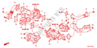 EGR KLEP(DIESEL) voor Honda CR-V DIESEL 2.2 COMFORT 5 deuren 5-traps automatische versnellingsbak 2011