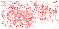 INSTRUMENTEN PANEEL(RH) voor Honda CR-V DIESEL 2.2 SE RUNOUT 5 deuren 6-versnellings handgeschakelde versnellingsbak 2011