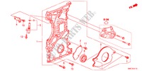 KETTINGKAST(DIESEL) voor Honda CR-V DIESEL 2.2 EXECUTIVE 5 deuren 6-versnellings handgeschakelde versnellingsbak 2011