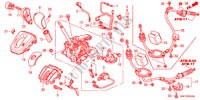 KEUZEHENDEL(LH) voor Honda CR-V DIESEL 2.2 EXECUTIVE 5 deuren 5-traps automatische versnellingsbak 2011