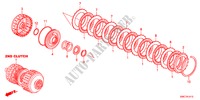 KOPPELING(TWEEDE)(DIESEL) voor Honda CR-V DIESEL 2.2 SE RUNOUT 5 deuren 5-traps automatische versnellingsbak 2011