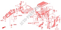 LUCHTFILTER(2.4L) voor Honda CR-V RV-I 5 deuren 5-traps automatische versnellingsbak 2011