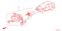 MISTLICHT(1) voor Honda CR-V RVSI 5 deuren 5-traps automatische versnellingsbak 2011