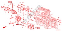 MOTOR BEVESTIGING BEUGEL(2.4L) voor Honda CR-V 2.4 ELEGANCE 5 deuren 5-traps automatische versnellingsbak 2011