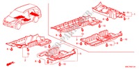 ONDER AFDEKKING voor Honda CR-V EXECUTIVE 5 deuren 5-traps automatische versnellingsbak 2011