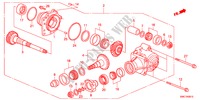 OVERDRAGEN(2.0L)(2.4L) voor Honda CR-V ELEGANCE LIFESTYLE 5 deuren 5-traps automatische versnellingsbak 2011