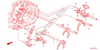 OVERSCHAKELVORK(DIESEL) voor Honda CR-V DIESEL 2.2 COMFORT 5 deuren 6-versnellings handgeschakelde versnellingsbak 2011
