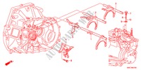 OVERSCHAKELVORK/OVERSCHAKELHOUDER(2.0L)(2.4L) voor Honda CR-V RV-I 5 deuren 6-versnellings handgeschakelde versnellingsbak 2011