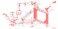 RADIATOR SLANG/RESERVETANK(2.4L) voor Honda CR-V 2.4 ELEGANCE 5 deuren 6-versnellings handgeschakelde versnellingsbak 2011