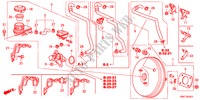 REM HOOFDCILINDER/HOOFDSPANNING(RH) voor Honda CR-V S 5 deuren 5-traps automatische versnellingsbak 2011
