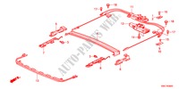 SCHUIFDAK KOMPONENTEN voor Honda CR-V RVSI 5 deuren 6-versnellings handgeschakelde versnellingsbak 2011