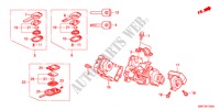 SLEUTEL CILINDER COMPONENTEN voor Honda CR-V ELEGANCE 5 deuren 5-traps automatische versnellingsbak 2011
