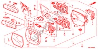 SPIEGEL voor Honda CR-V ELEGANCE 5 deuren 5-traps automatische versnellingsbak 2011