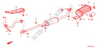 UITLAATPIJP/GELUIDDEMPER(2.0L) voor Honda CR-V ELEGANCE 5 deuren 6-versnellings handgeschakelde versnellingsbak 2011