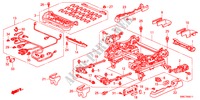 V. ZITTING COMPONENTEN(L.)(SPANNING ZITTING) voor Honda CR-V 2.4 EXECUTIVE 5 deuren 5-traps automatische versnellingsbak 2011
