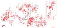 VOOR PORTIER SLOTEN/BUITEN HENDEL(2) voor Honda CR-V RV-I 5 deuren 5-traps automatische versnellingsbak 2011