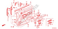 VOOR PORTIER VOERING(LH) voor Honda CR-V DIESEL 2.2 ELEGANCE 5 deuren 6-versnellings handgeschakelde versnellingsbak 2011