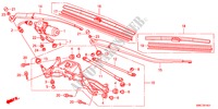 VOOR RUITESPROEIER(RH) voor Honda CR-V EX ADVANCED 5 deuren 6-versnellings handgeschakelde versnellingsbak 2011
