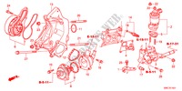 WATERPOMP(2.4L) voor Honda CR-V 2.4 ELEGANCE 5 deuren 6-versnellings handgeschakelde versnellingsbak 2011