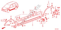 ZIJ DORPEL VERSIERING/BESCHERMER voor Honda CR-V DIESEL 2.2 EXECUTIVE 5 deuren 6-versnellings handgeschakelde versnellingsbak 2011