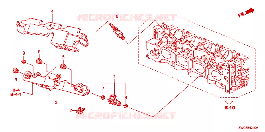 BRANDSTOF INSPUIT(2.0L) Honda  CRV 2011 COMFORT RUNOUT 6-versnellings handgeschakelde versnellingsbak 