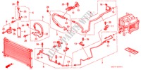 AIRCONDITIONER (SLANGEN/PIJPEN)(RH) voor Honda SHUTTLE 2.3ILS 5 deuren 4-traps automatische versnellingsbak 1999