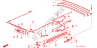 DAK SCHUIFCOMPONENT voor Honda SHUTTLE 2.2IES 5 deuren 4-traps automatische versnellingsbak 1996