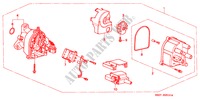 DISTRIBUTEUR(TEC)(2.2L) voor Honda SHUTTLE 2.2IES 5 deuren 4-traps automatische versnellingsbak 1995