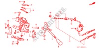 KEUZEHENDEL(LH) voor Honda SHUTTLE 2.3IES 5 deuren 4-traps automatische versnellingsbak 1998