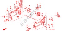MIDDEN ZITTING COMPONENTEN (R.)(VERWIJDERBARE ZITTING) voor Honda SHUTTLE 2.3IES 5 deuren 4-traps automatische versnellingsbak 1999