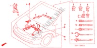 MOTOR BEDRADINGSBUNDEL/KLEM(2.3L) voor Honda ODYSSEY EXI 5 deuren 4-traps automatische versnellingsbak 1998