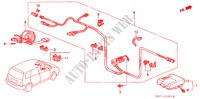 SRS EENHEID(LH) voor Honda SHUTTLE 2.2IES 5 deuren 4-traps automatische versnellingsbak 1997